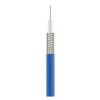 RG402 semi rigid coax cable assembly with blue jacket 20cm
